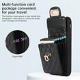 thumbnail image 4 of Phone Case for iPhone Xs X 10 10s Wallet Cover with Credit Card Holder Shoulder Crossbody Strap Long Lanyard Leather Cell Accessories iPhoneX iPhoneXs iPhone10 i PhoneX SX 10x 10xs X’s Women Men Black, 4 of 15