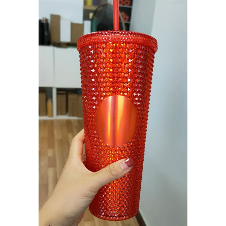 Matte Studded Tumbler 24oz with Blank Circle – Creating Attention
