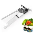 thumbnail image 5 of Commercial Can Opener for Kitchen use, Heavy Duty Can Opener Manual Heavy Duty Easy for Big Cans, Folding Hand Crank With Comfortable Long Handles,Rust Proof Manual Can Opener(Silver,5.9x2.3"), 5 of 9