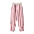 thumbnail image 2 of Xdegoge Tween Girls Jogger Pants Elastic Waist Athletic Loose Casual Wide Leg Sports Sweatpants with Pockets Running Sports Activewear Trousers, 2 of 9