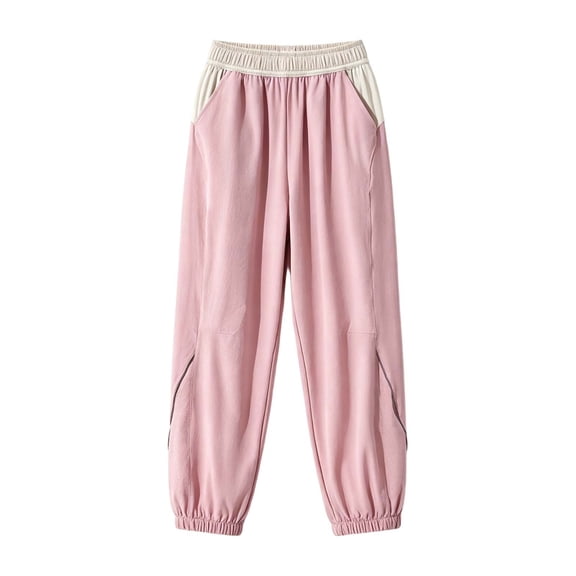 yillto Cargo Pants for Girls Sweatpants Kids Girl Loose Wide Leg Casual Jogger Pant with Pockets