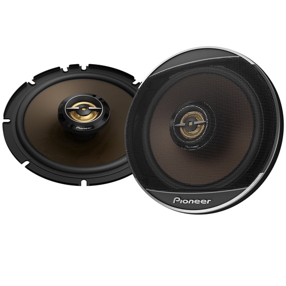 PIONEER A-Series MAX TS-A653FH 6.5” 2-Way Speakers (Pair) – 340W Max, Balanced Sound   Smooth Treble, Enhanced Bass, Ideal Factory Upgrade, Installation Adaptors Included
