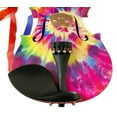 thumbnail image 5 of Tie Dye Violin Outfit 1/4 with Ornate Crystal Fine Tuner, 5 of 8