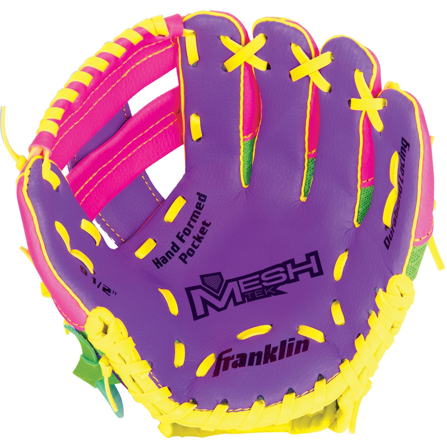 Franklin Sports 9.5" Teeball Meshtek Glove, Right Handed Thrower by Franklin Sports