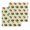 Red Green, variant on Cute Ladybugs Kitchen Dish Towels for Drying Dishes Set of 4, Spring Botanical Leaves Farmhouse Waffle Weave Microfiber Hand Tea Bathroom Towels Quick Dry & Absorbent Towel 12x12