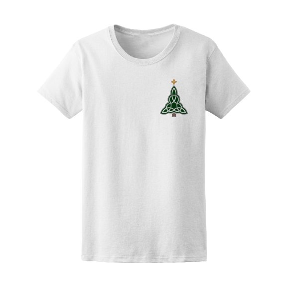 Celtic Christmas Tree Tee Women's -Image by Shutterstock