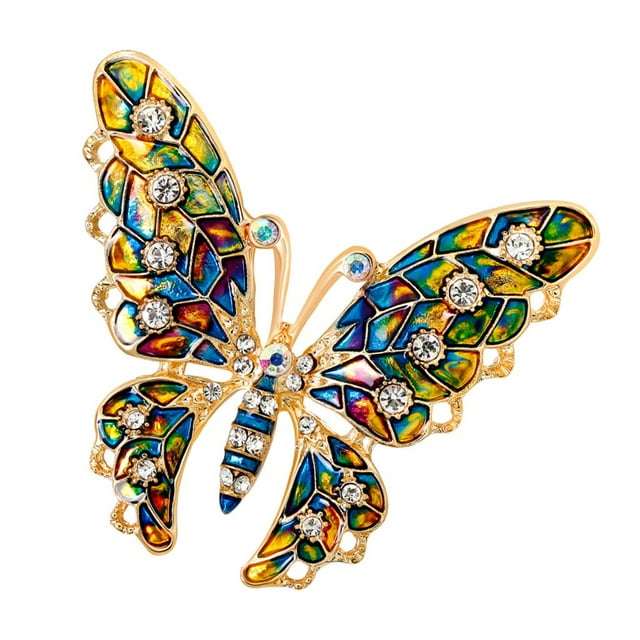 Émail Fantaisie Broche Épingle Mariage Cadeau de Mariée Dame Corsage