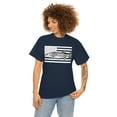 thumbnail image 4 of Northern Pike Fishing American Flag T-Shirt, 4 of 4