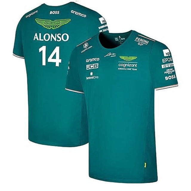F1 Racing Suit, Motorcycle Riding Suit, Breathable Quick-drying Round Neck Short-sleeved T-shirt-QQ