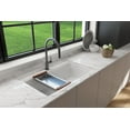 thumbnail image 5 of BOCCHI 1616-507-0126 Baveno Lux Dual-Mount 34 Granite Kitchen Sink in Milk White, 5 of 7