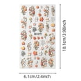 thumbnail image 2 of 5D Embossed Nail Art Stickers, 3D Floral Self-Adhesive Nail Decals, DIY Spring Nail Decoration for Women, 2 of 7