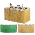 thumbnail image 1 of Decoraciones hawaianas con faldas de hierba para banquetes, fiestas y cumpleaños., 1 of 5