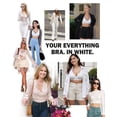 thumbnail image 2 of Camiseta Wireless Bar Vertvie Jelly Push Up Plunge blanca, 2 of 6