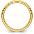 thumbnail image 2 of Solid 14k Yellow Gold 3.2mm Milgrain Half Round Comfort Fit Wedding Band Size 5.5 - Ring Size 5.5, 2 of 7