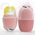 thumbnail image 2 of Ice Face Roller Masajeador Cubo de Hielo Rodillo para Cara Ojos y Cuello Acondicionador y Cuidado de la Piel De Puff Bolsas de los Ojos Reducir Migraña Masaje Reutilizable Molde de Hielo de Silicona, 2 of 8