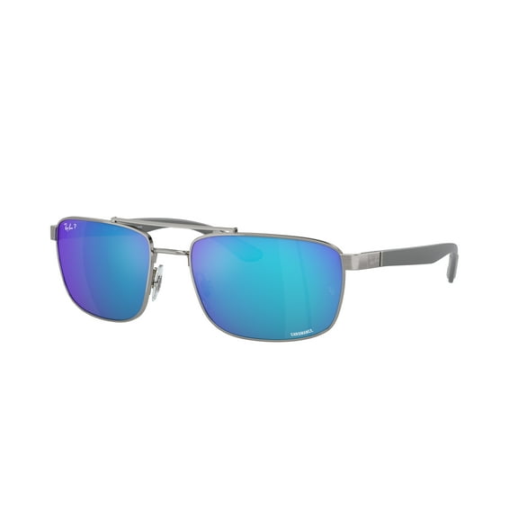 Sunglasses Ray-Ban RB 3737 CH 004/A1 Gunmetal Green Mirror Blu Pola