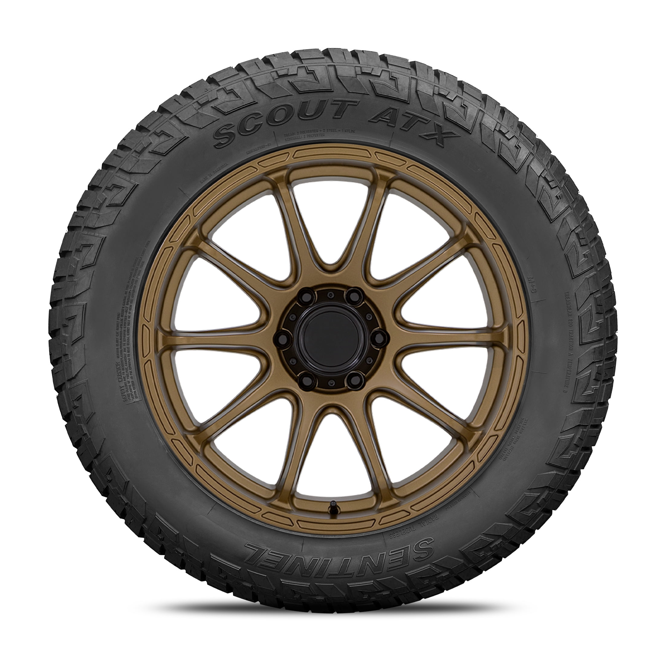 Sentinel Scout ATX 225/65R17 102H SUV All Terrain Tire 225/65/17(Tire Only)