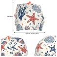 thumbnail image 4 of Logiee Starfish Shell Print Unisex Knit Beanie for Men Women Winter Hat,Beanies Skull Caps, 4 of 7