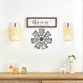 thumbnail image 5 of 11 Small Farmhouse Windmill Wall Decor Rustic Iron Wall Hanging Decoration Metal Wall Art Ornament for Bedroom Nursery Living Room Dorm Home, 5 of 5