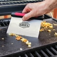 thumbnail image 3 of Expert Grill Stainless Steel Metal Griddle Scraper Chopper, 1 Count, 3 of 9