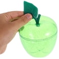 thumbnail image 2 of CIMAXIC Noël 3 Pcs Pot en Plastique Pomme de Noël avec Couvercle Pot de Rangement Sucré Pot de Rangement pour Biscuits aux Fruits Secs Contenant de Biscuits en Cube de Sucre Pot de Biscuits de Bonbons en Forme de Pomme de Noël avec Couvercle, 2 of 4