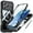 Black, variant on Dteck Case with Wrist Strap for iPhone 17 Pro Max,360° Full Body Case Built-in HD Touch Sensitive Screen Protector Compatible with MagSafe Shockproof Clear Back Cover,Black