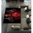 thumbnail image 1 of DEYOU Deadpool Pattern Area Rugs 6 x 8ft Floor Carpet Mat for Living Dinning Room Bedroom Kitchen Hallway Office Decor, 1 of 6
