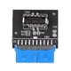 thumbnail image 1 of Adaptador de extensión de cabezal de 20 pines para placa base, conector de Panel frontal USB 3,0 a tipo E, 1 of 14