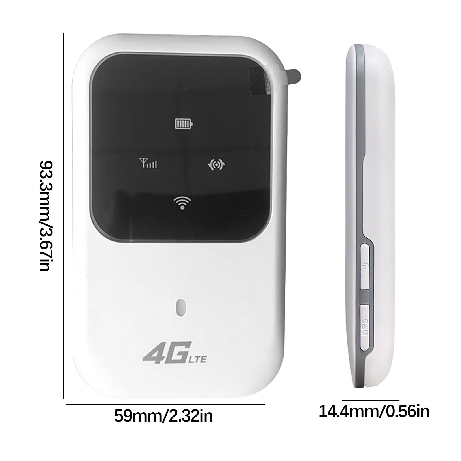 Floleo Mobile Hotspot Portable WiFi Router, High Speed Wireless Internet Hotspot for Travel, Car, and Outdoor Use – SIM Card Compatible Pocket WiFi with Long Battery Life