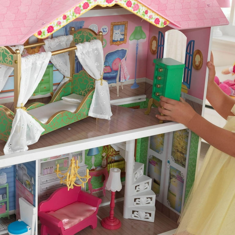 KidKraft Sweet Savannah Wooden Three Story Dollhouse Pink 44.09