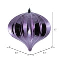 thumbnail image 6 of Vickerman 5.7" Pink Shiny Onion Christmas Ornament, UV treated, Set of 3, 6 of 7