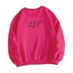 thumbnail image 5 of Sudadera de cuello redondo para mujer, suéteres de cuello redondo de ajuste relajado de invierno para desplazarse SG, 5 of 7