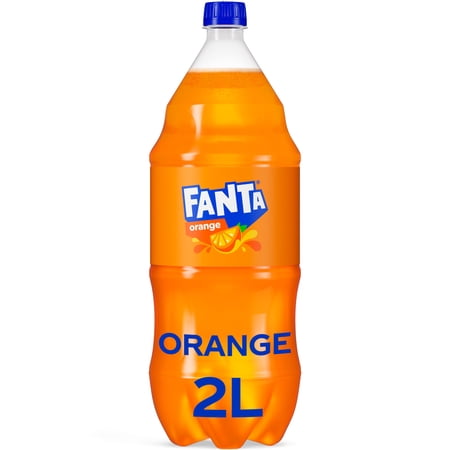 Fanta Orange Soda Pop Bottle, 2 Liter