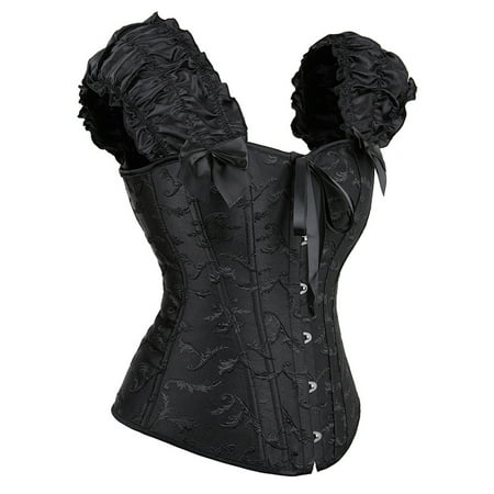 

QIPOPIQ Lingerie for Women Clearance Plus Size Corsets For Women Bustier Lingerie For Costume Dress Bustier Top Gothic Shapewear Sexy Underwear