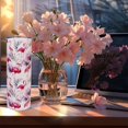 thumbnail image 3 of Flamingo Tumbler With Lid and Straw 20oz Stainless Steel Pink Flamingo Skinny Tumbler Insulated Flamingo Cup Water Bottle Coffee Mug Travel Tumbler Flamingo Gifts for Women, 3 of 6