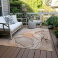 thumbnail image 6 of Addison Rugs Chantille Indoor/Outdoor Transitional Watercolors Orange Washable Rectangle Rug, 5' x 7'6", 6 of 6