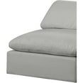thumbnail image 6 of Meridian Furniture Comfy Grey Linen Textured Fabric Modular Sectional, 6 of 11