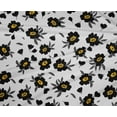 thumbnail image 5 of oneOone Polyester Spandex White Fabric Leaves & Clover Sewing Material Print Fabric By The Yard 56 Inch Wide, 5 of 6