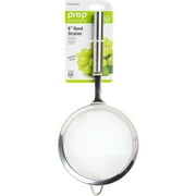 Prep Solutions 6 Inch Stainless Steel Mesh Strainer with Wide Brim