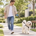 thumbnail image 5 of Wrist Worn Retractable Dog Leash, Hands Free Wrist Pet Walking Leash With Quick Lock Switch, Reflective Nylon Strap And Secure Hook For Outdoor Dog Walking And Training, 5 of 6