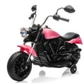 thumbnail image 1 of Ourlova 12V Kids Electric 3-Wheel Motorcycle with Training Wheels, Battery Powered, Reverse, Headlight, Horn, Music, Ride-On Toy, 1 of 9