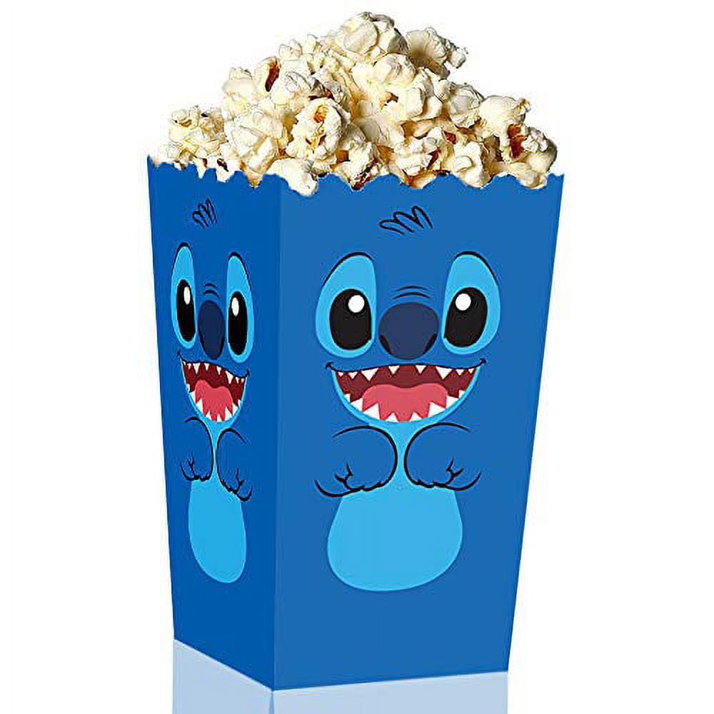 6/24pcs Lilo & Stitch Candy Popcorn Boxes Cookies Chocolate Snacks Boxes Birthday  Party Supplies Stitch