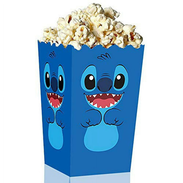 24 PCS Party Favor Boxes for Lilo & Stitch Birthday Party Supplies,Party  Popcorn Boxes for Stitch Party Favors 
