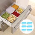 thumbnail image 1 of STRANDCHIC 1 Set 6 Pcs Plastic Fruit Saver in Blue for Food Portion Box and Kitchen Containers, 1 of 5