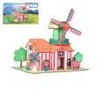 thumbnail image 1 of 3D Jigsaw Puzzle Wooden Craft Kit, Dollhouse Castle Model DIY Building Toys, 1 of 5