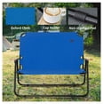 thumbnail image 7 of Double Folding Camping Chair Loveseat for 2 Adults, Portable Camping Couch with Cupholders, Outdoor Backpacking Beach Sports Travel Chair - Blue, 7 of 7