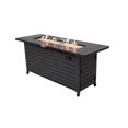 thumbnail image 1 of 57" Rectangular Fire Table, 1 of 6