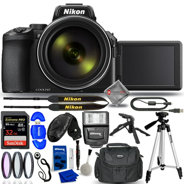Nikon COOLPIX P950 Digital Camera + Sandisk Extreme Pro 64GB SD, Filter
