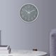 thumbnail image 5 of Reloj de pared Sunnimix tictac moderno silencioso 8 pulgadas decoración gris, 5 of 8