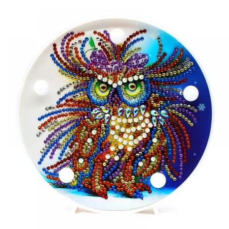 

Diamond Painting Lamp with LED Lights Special Shaped Diamond Drawing Children s Night Lights Bedside Night Lights Home Decor Lamp 6.0x6.0inch